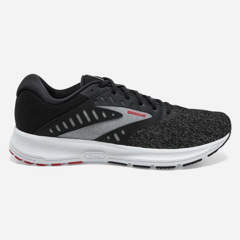 Brooks Range 2 Mens Performance Road Running Shoes - Black/White/Red - Philippines (860429LQV)